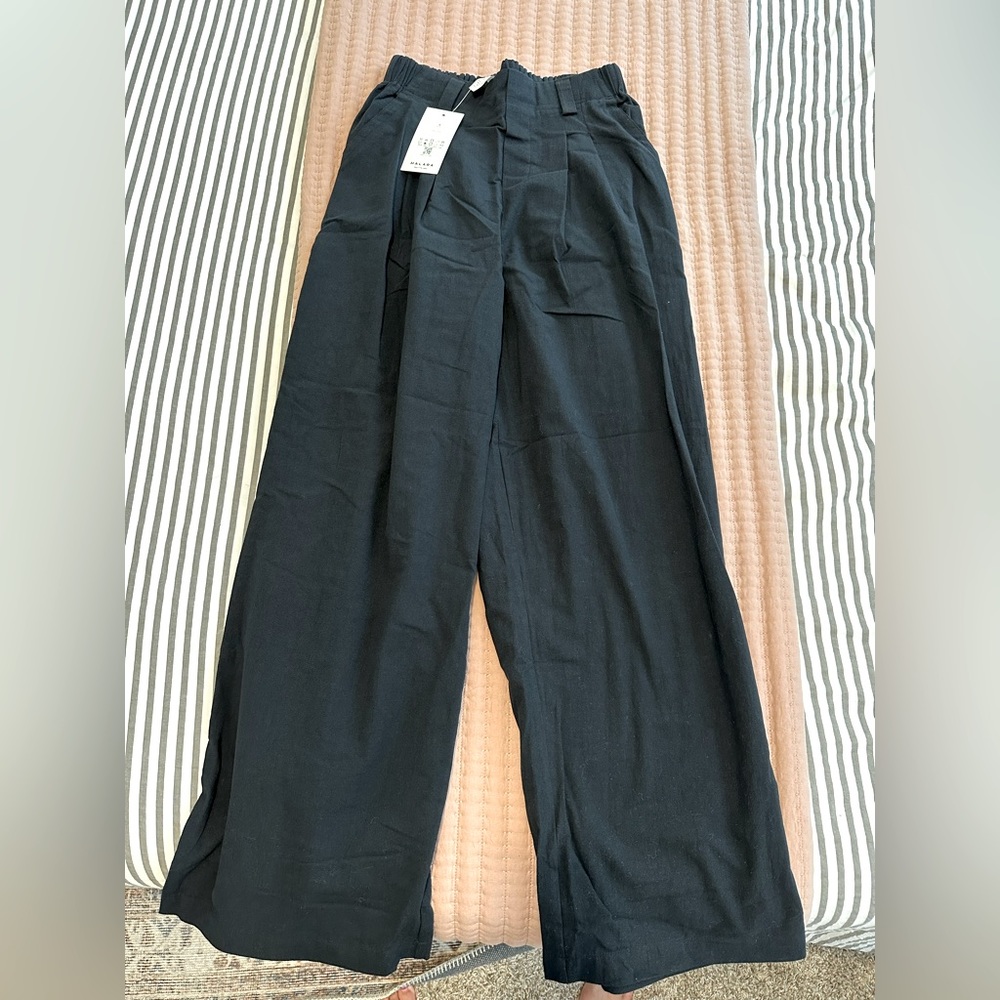 Halara high waisted cotton palazzo pants